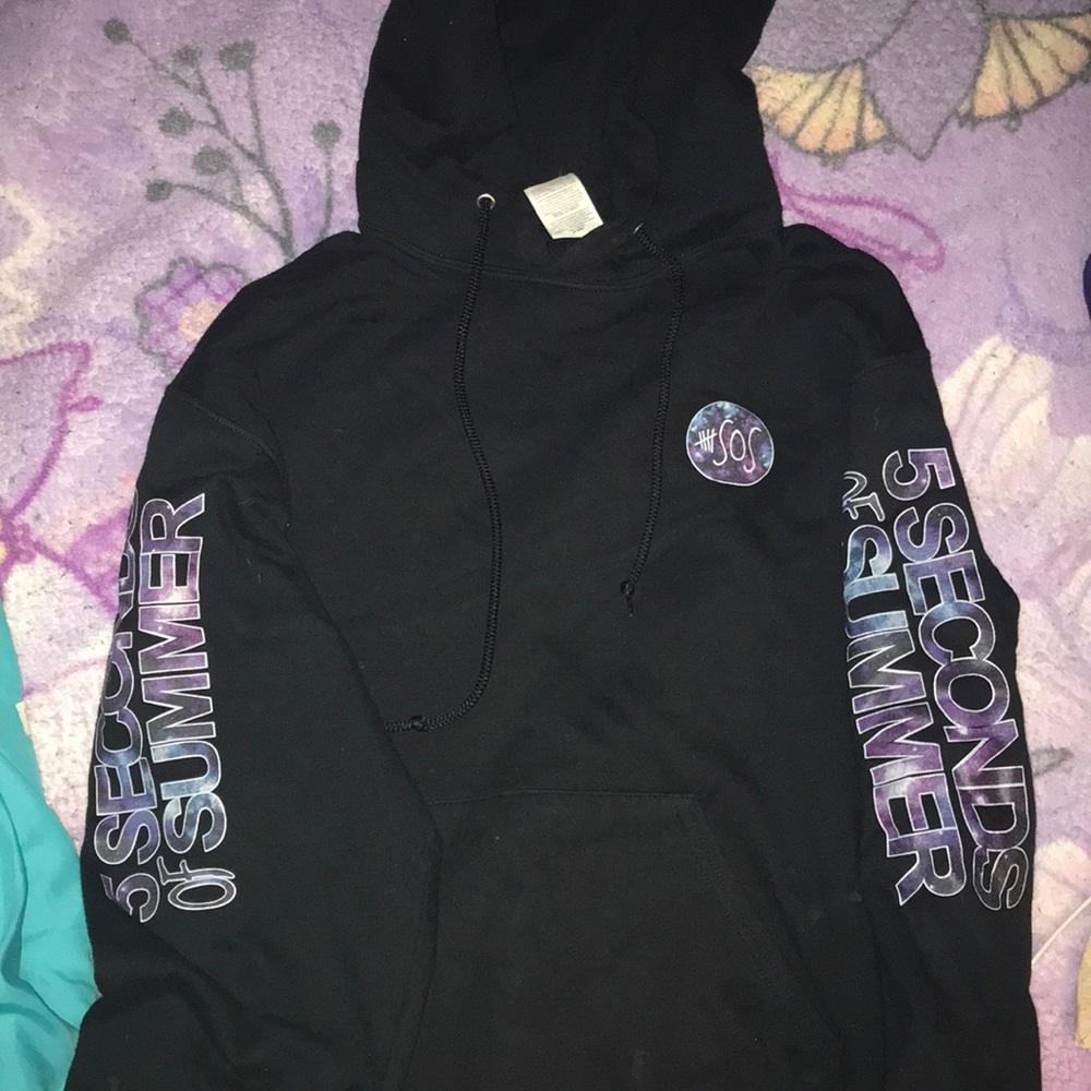 5 seconds of summer galaxy hoodie